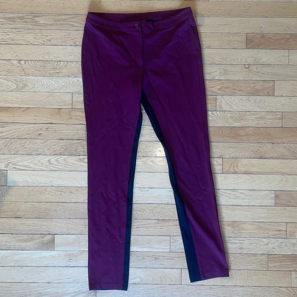 Women’s Kenneth Cole Reaction Two-Tone Tapered Trousers Dress Pants - Picture 1 of 13